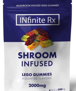 INfinite Rx Shroom Infused Block Gummies (2000mg). 