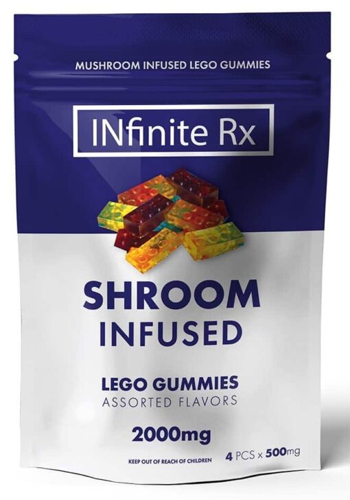 INfinite Rx Shroom Infused Block Gummies (2000mg). 